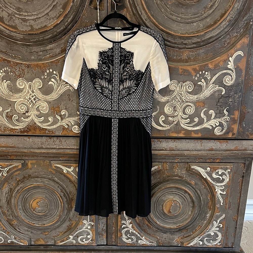 Karen Millen Monochrome Lace Dress